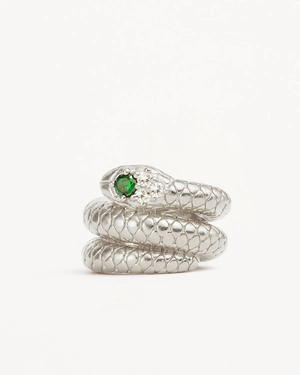 Sterling Silver Snake Petal Charm Bycharlotte