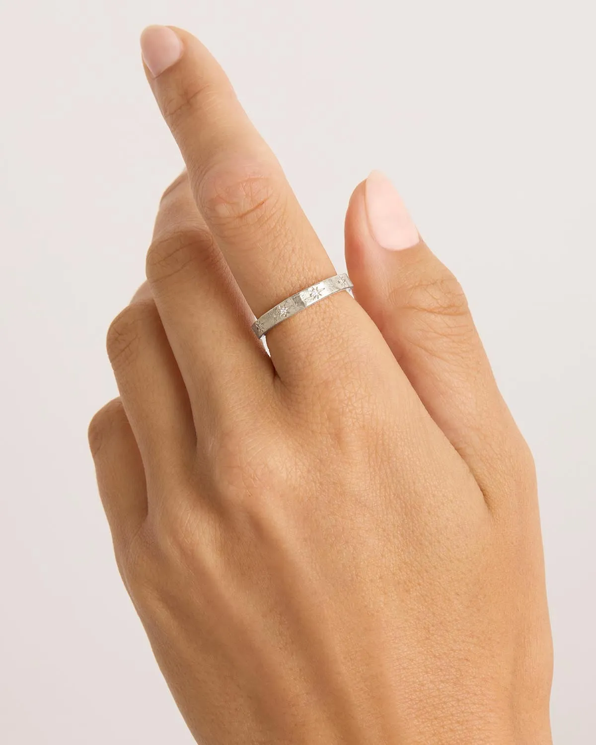 Sterling Silver Stardust Ring Bycharlotte