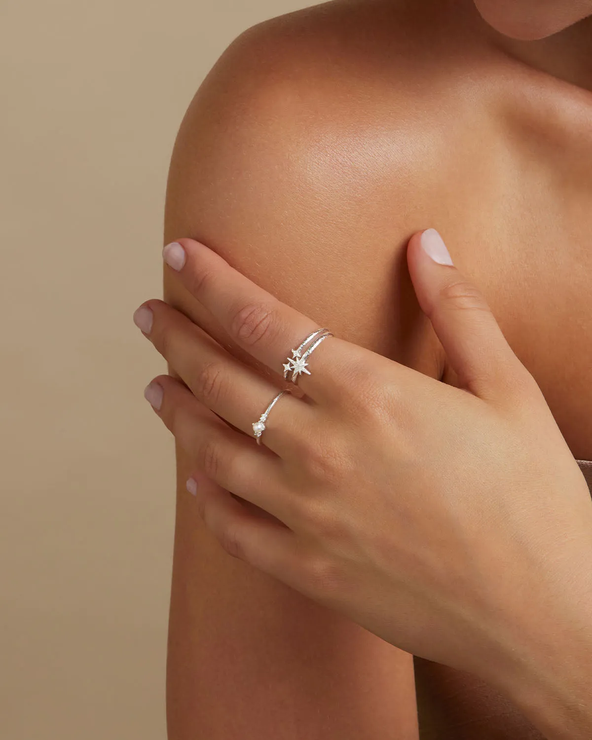 Sterling Silver Starlight Ring Bycharlotte