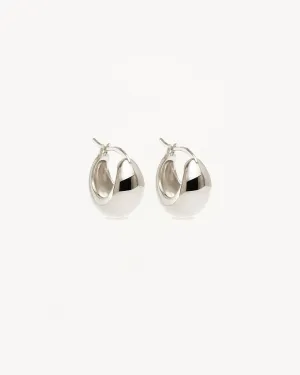 Sterling Silver Sunkissed Small Hoops Bycharlotte