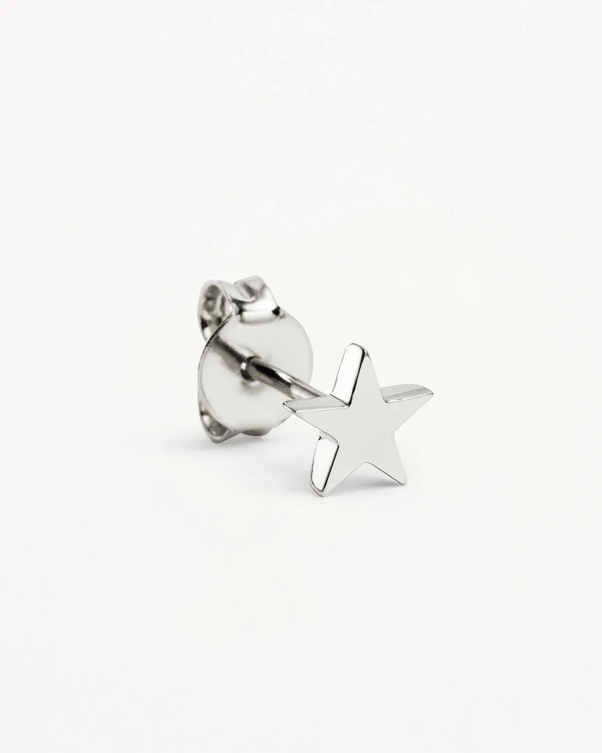 Sterling Silver Wishing on a Star Stud Earrings Bycharlotte