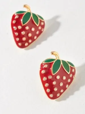 Strawberry Stud Earrings