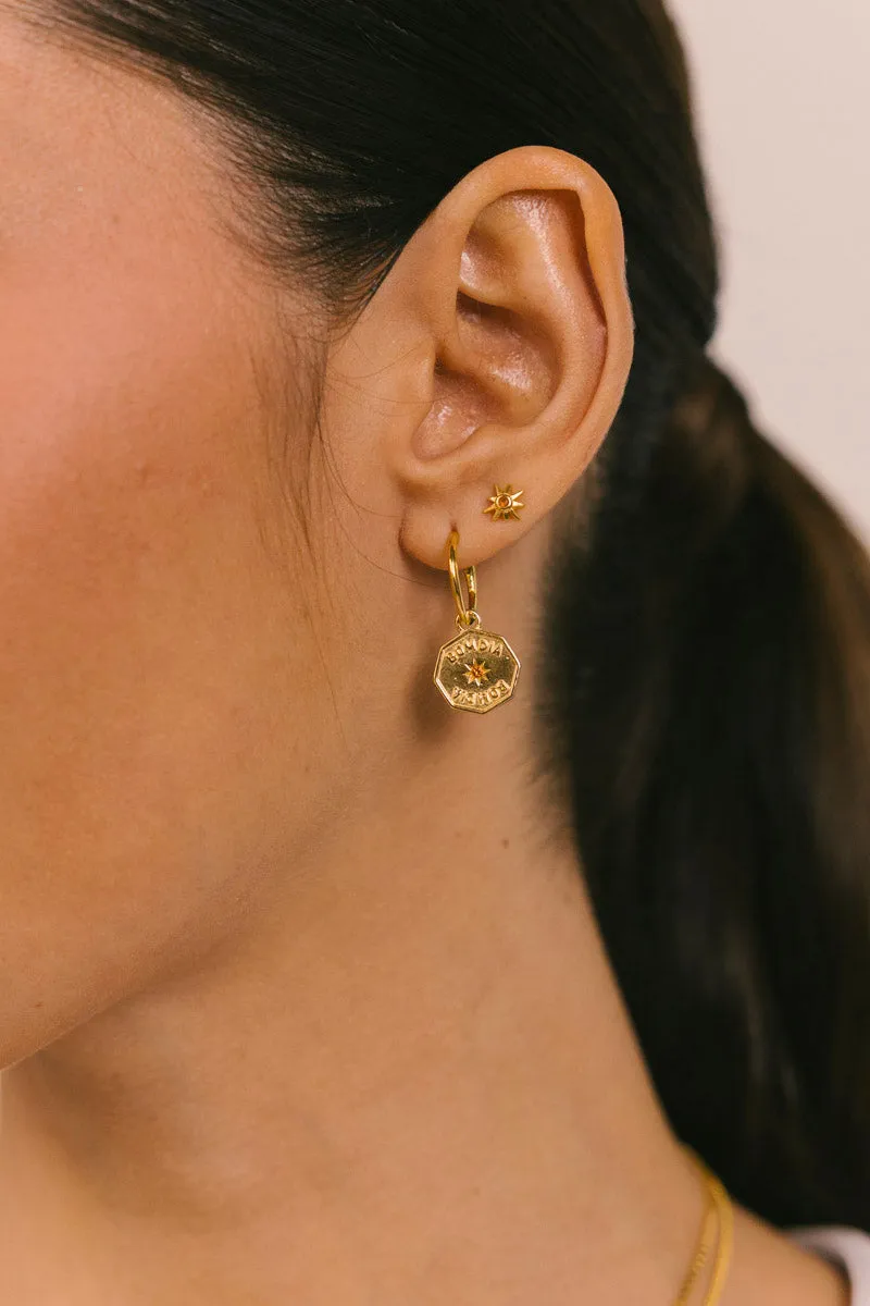 Summer Glow Stud Gold Plated Wildthings Collectables