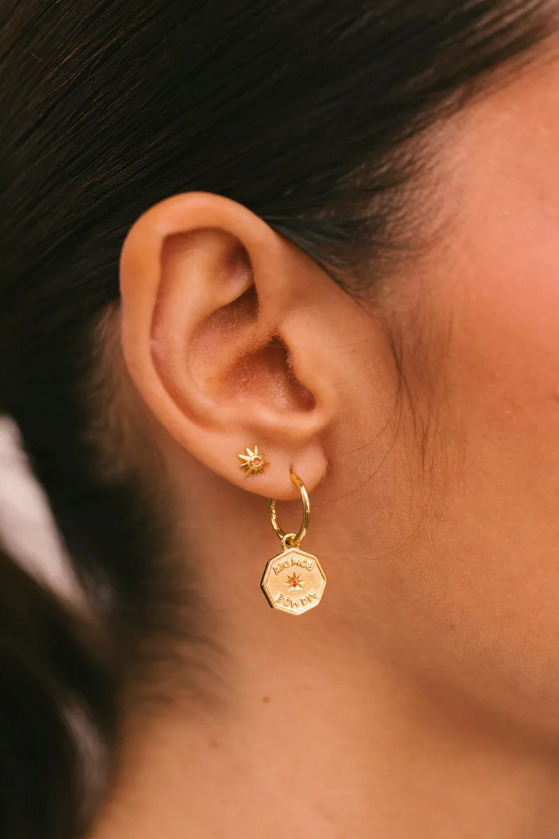 Summer Glow Stud Gold Plated Wildthings Collectables