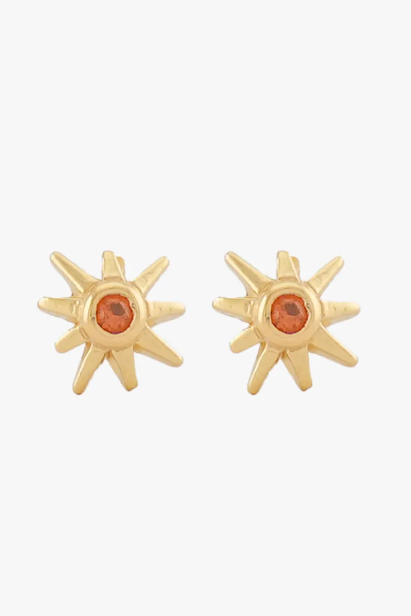 Summer Glow Stud Gold Plated Wildthings Collectables