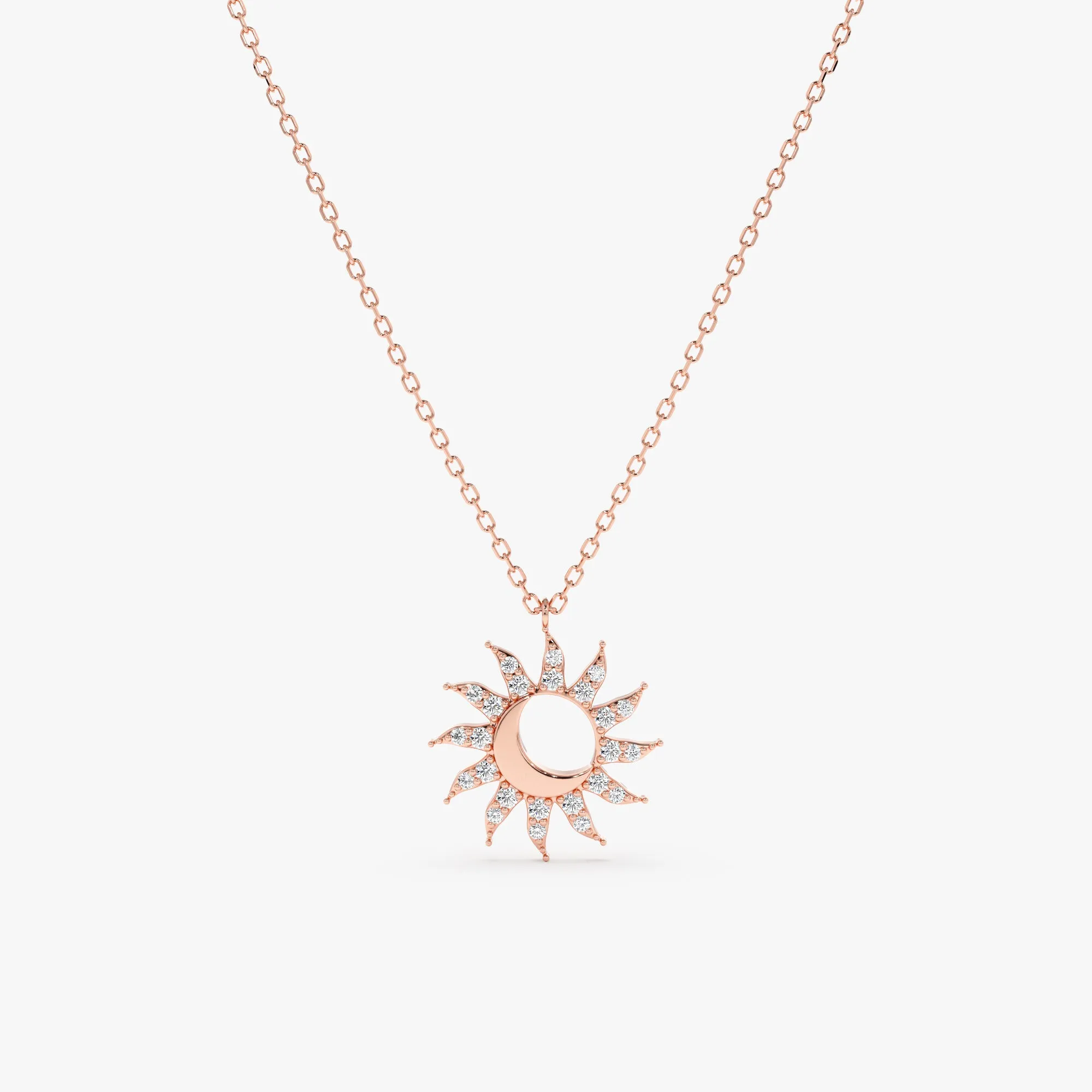 Sun & Moon Diamond Necklace, Gracie SARAHELISE