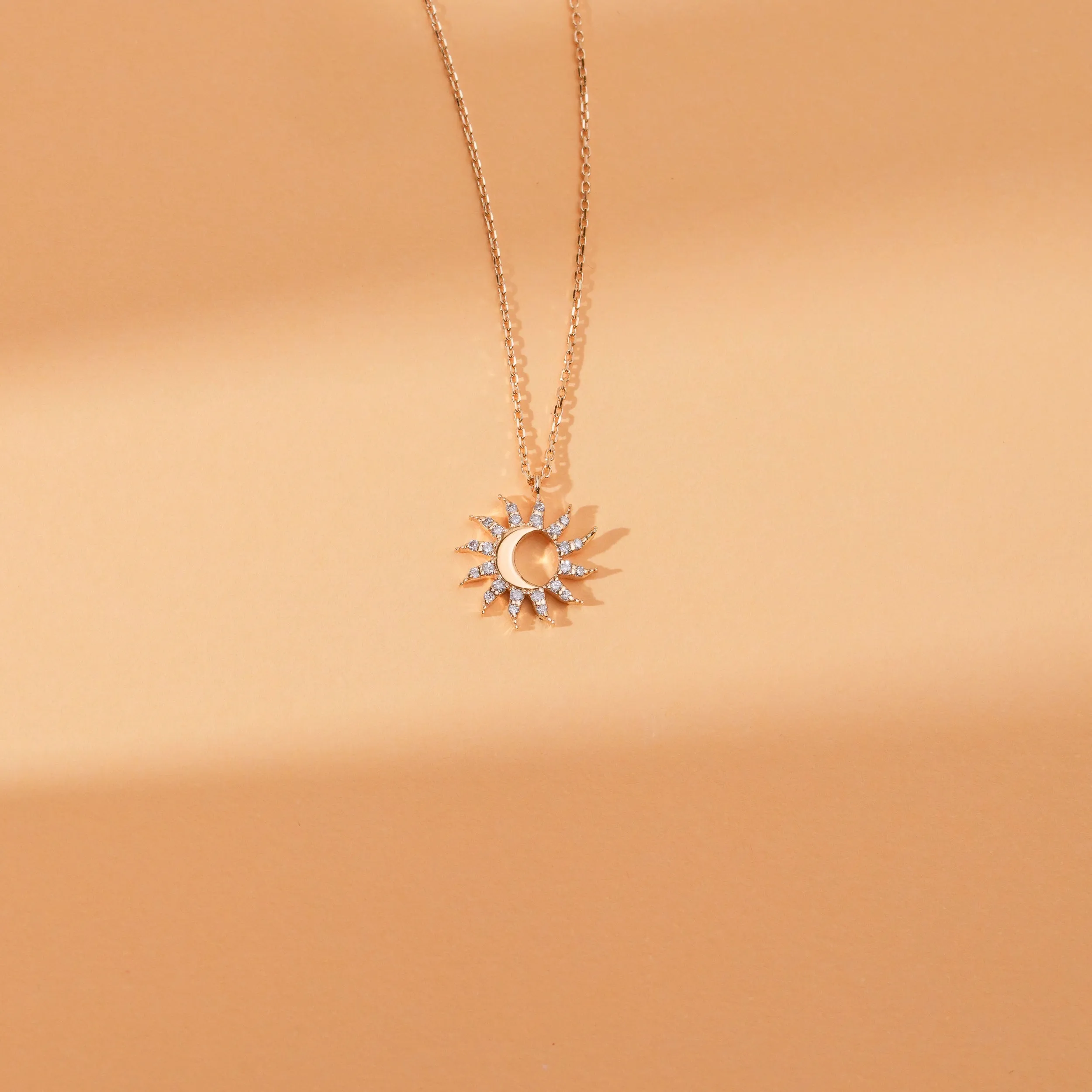 Sun & Moon Diamond Necklace, Gracie SARAHELISE