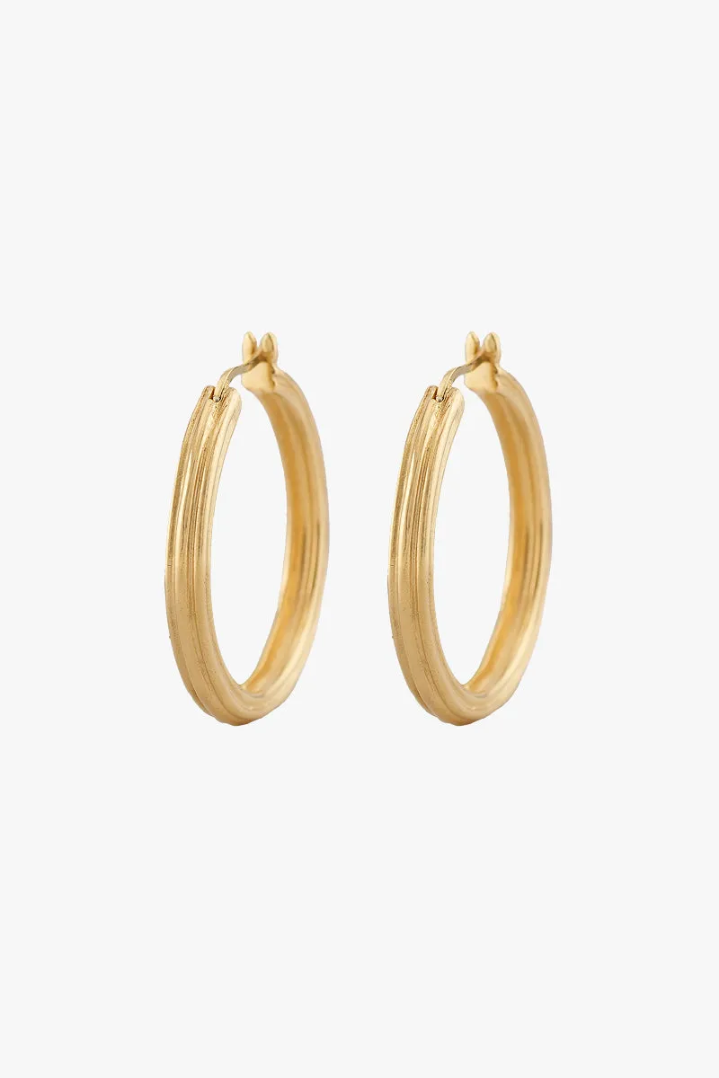 Sunset Hoop Gold Plated Wildthings Collectables