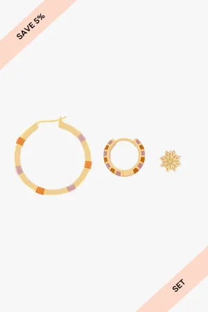 Sunset Lovers Set Gold Plated Wildthings Collectables
