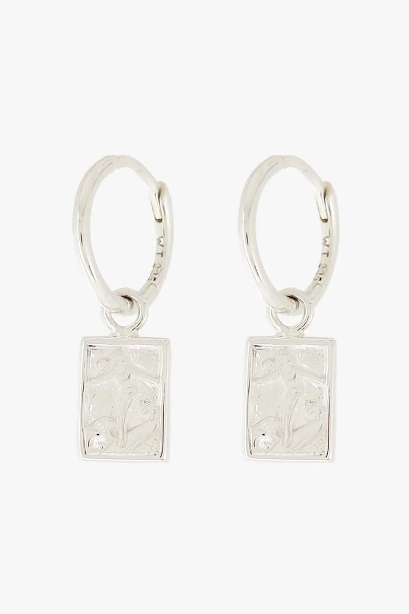 Surf Club Hoop Earring Silver Wildthings Collectables