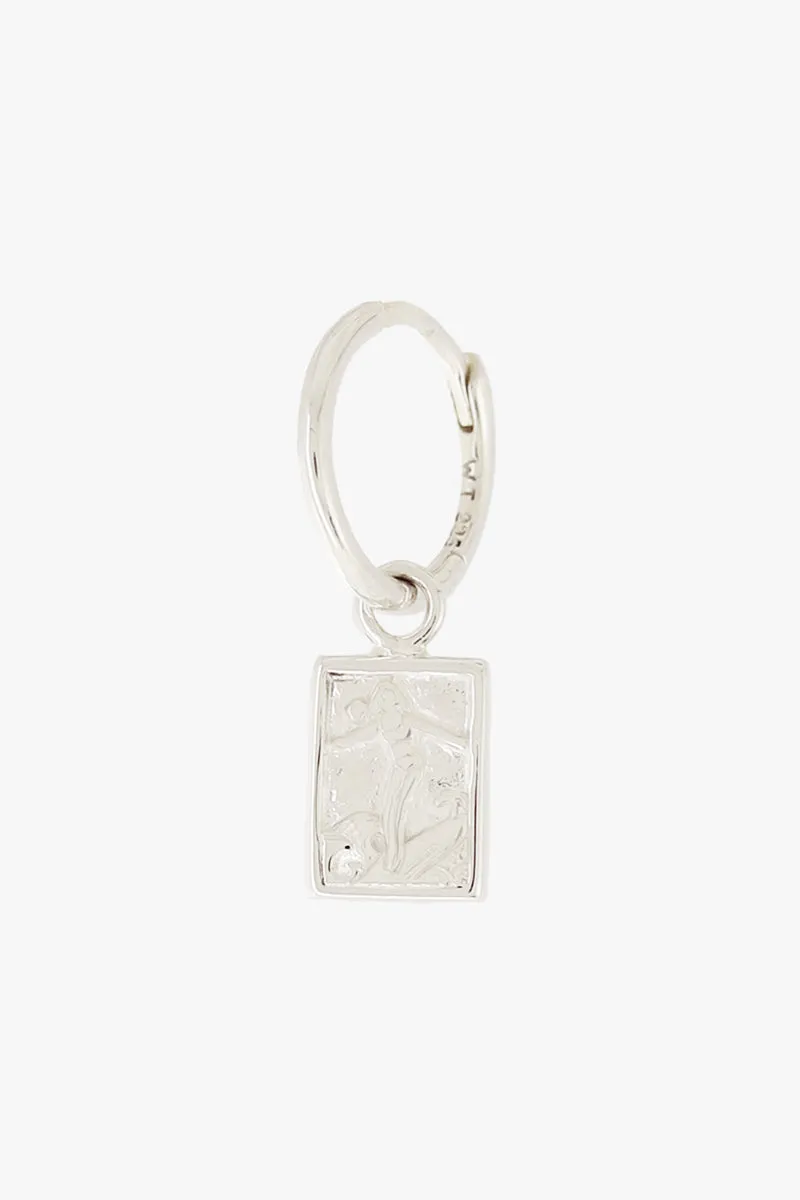 Surf Club Hoop Earring Silver Wildthings Collectables