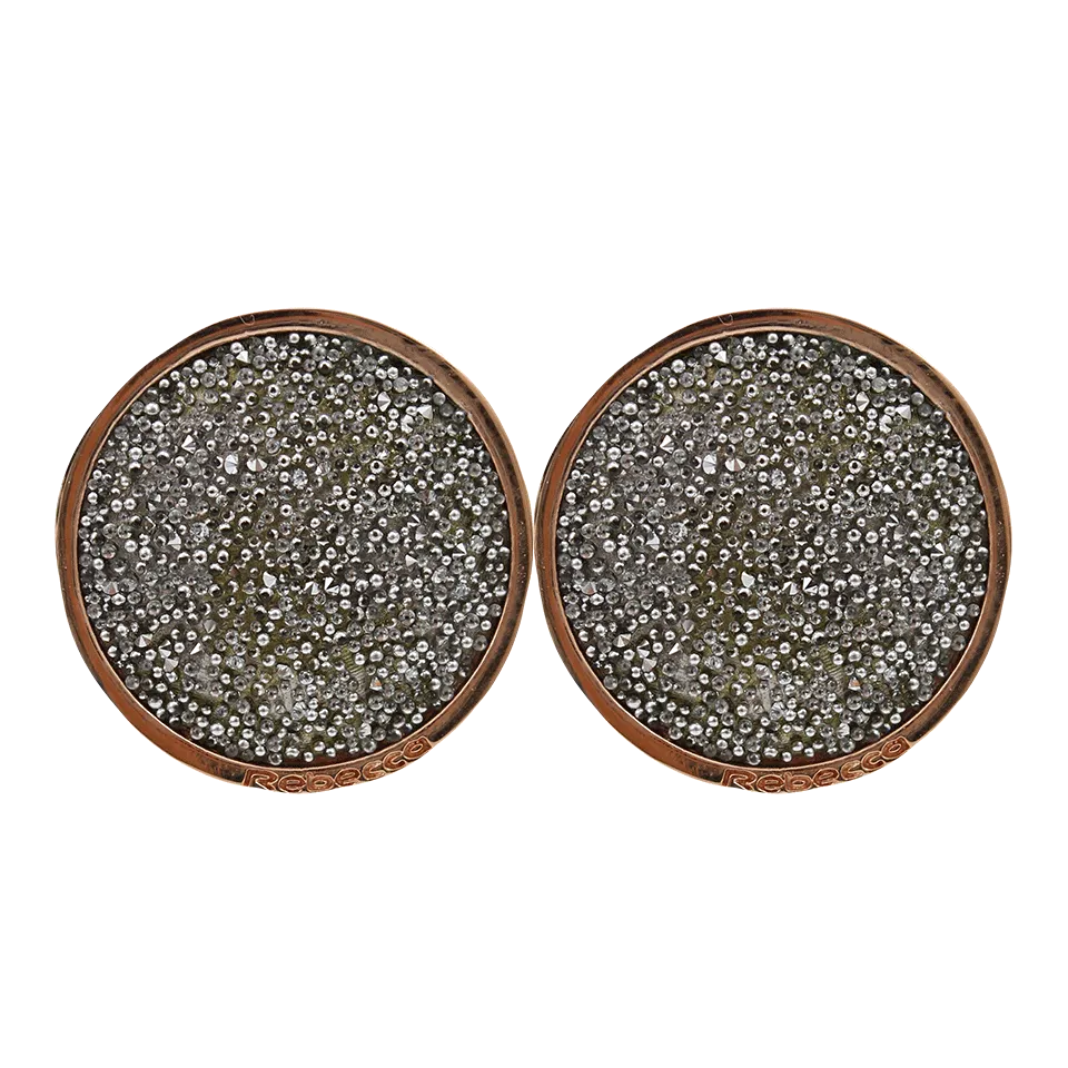 Swarovski Crystal Circle Clip Earrings