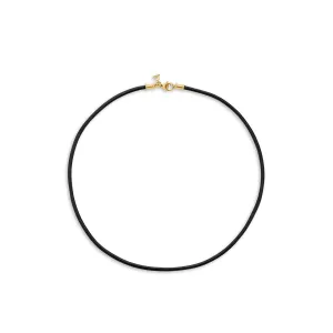 Temple St. Clair Black Leather Cord Croghans