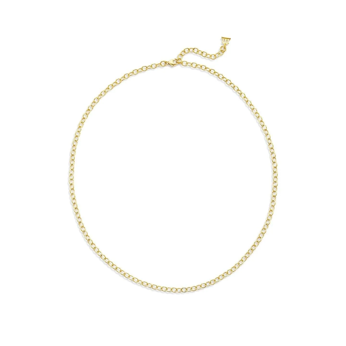 Temple St. Clair Extra Small Oval Chain Necklace Croghans