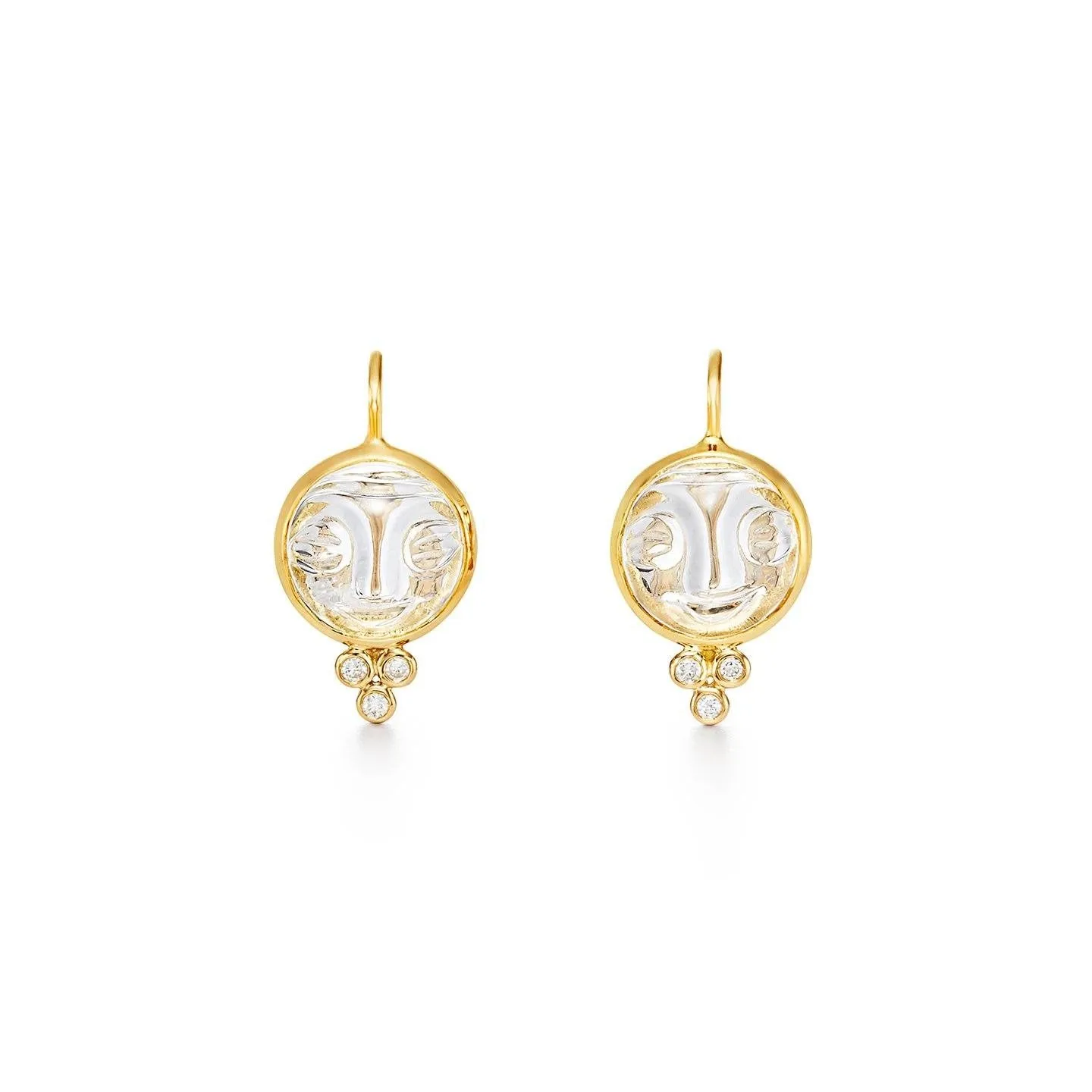 Temple St. Clair Moonface Earrings Croghans
