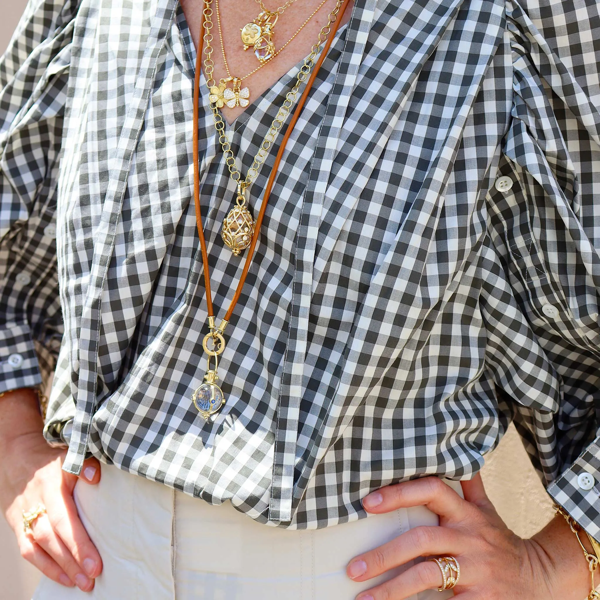 Temple St. Clair Open Bale Natural Leather Cord Croghans
