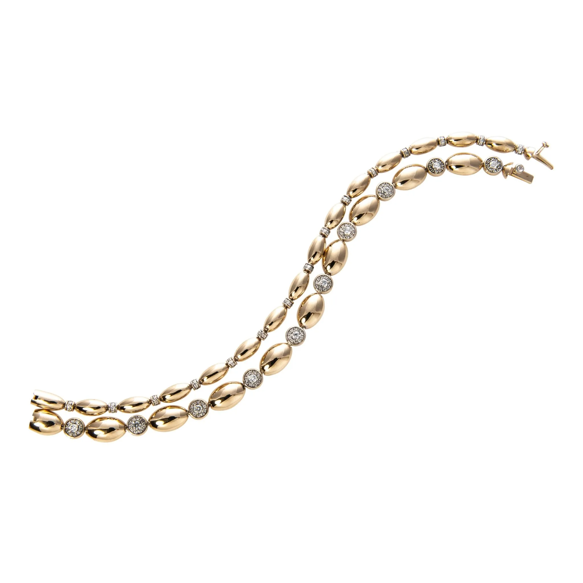 The Mary Pav Diamond Station Line Bracelet