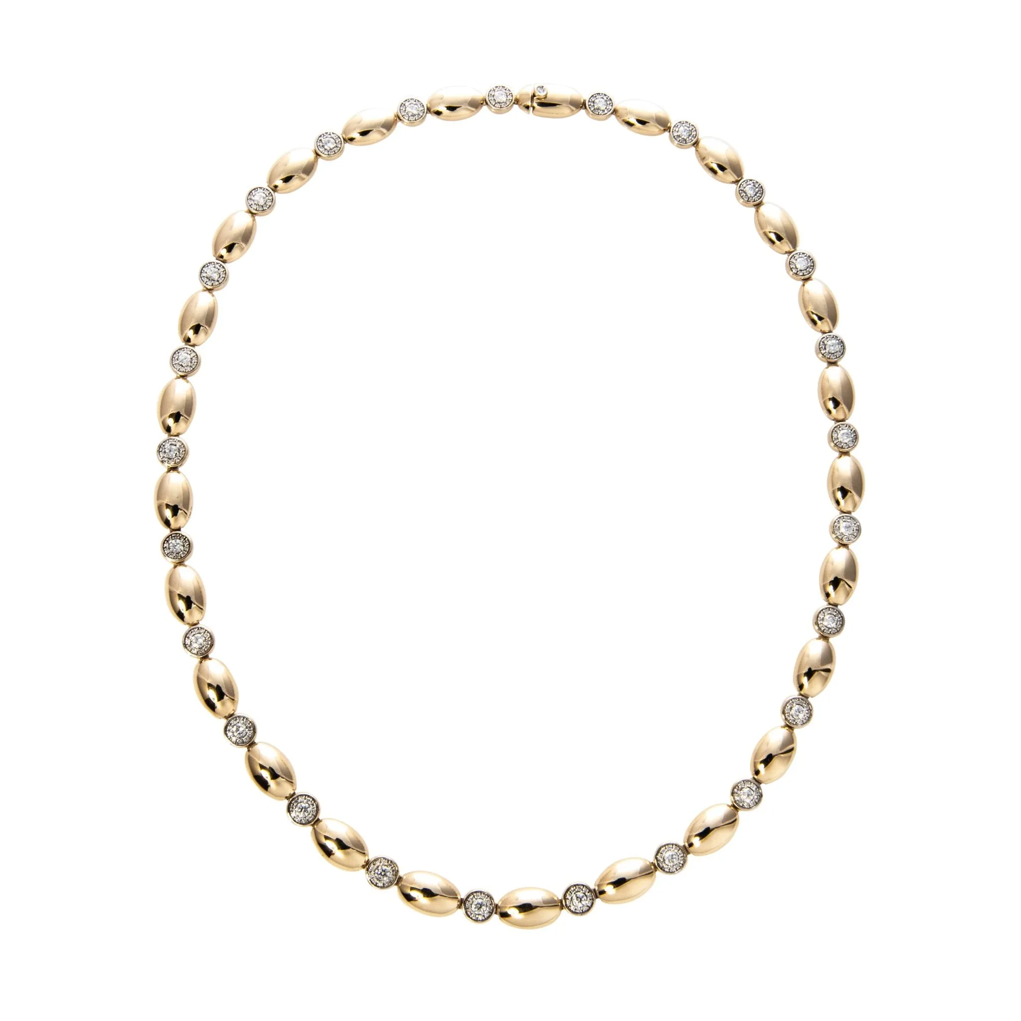 The Mary Pav Diamond Station Line Necklace Croghans