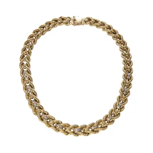 The Petite Club Necklace with Diamonds Croghans