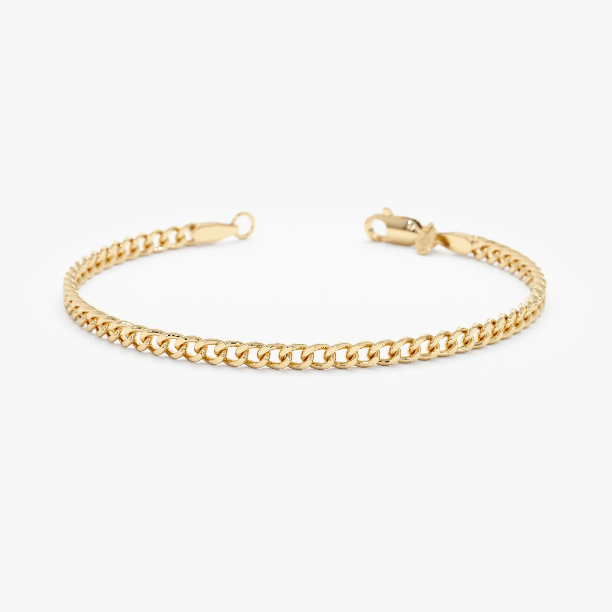Thick Cuban Chain Bracelet, Mira SARAHELISE