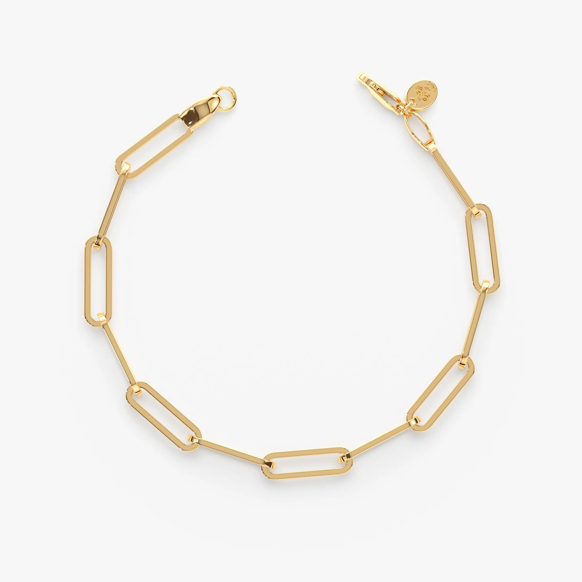 Thick Paperclip Chain Bracelet, Talia SARAHELISE