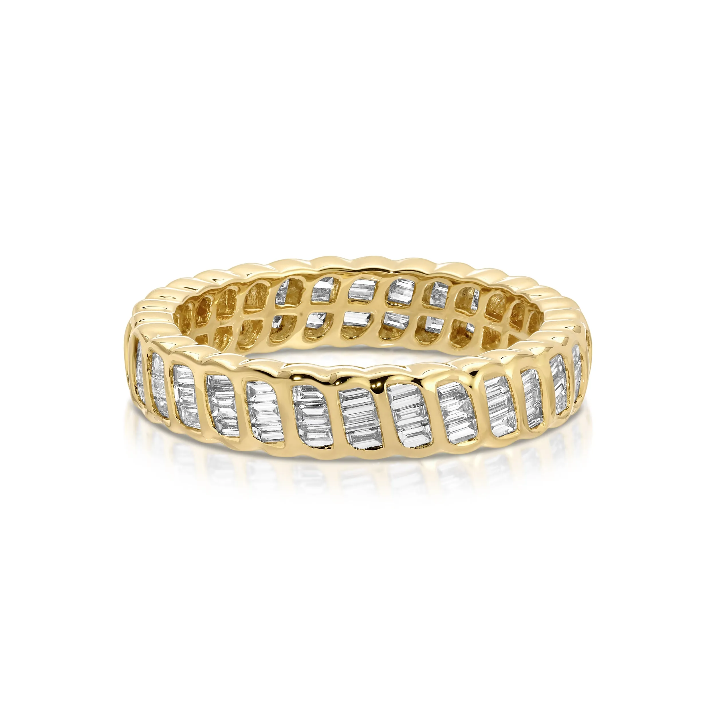 THIN BAGUETTE DIAMOND ZOE RING Anita Ko
