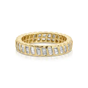 THIN BAGUETTE DIAMOND ZOE RING Anita Ko