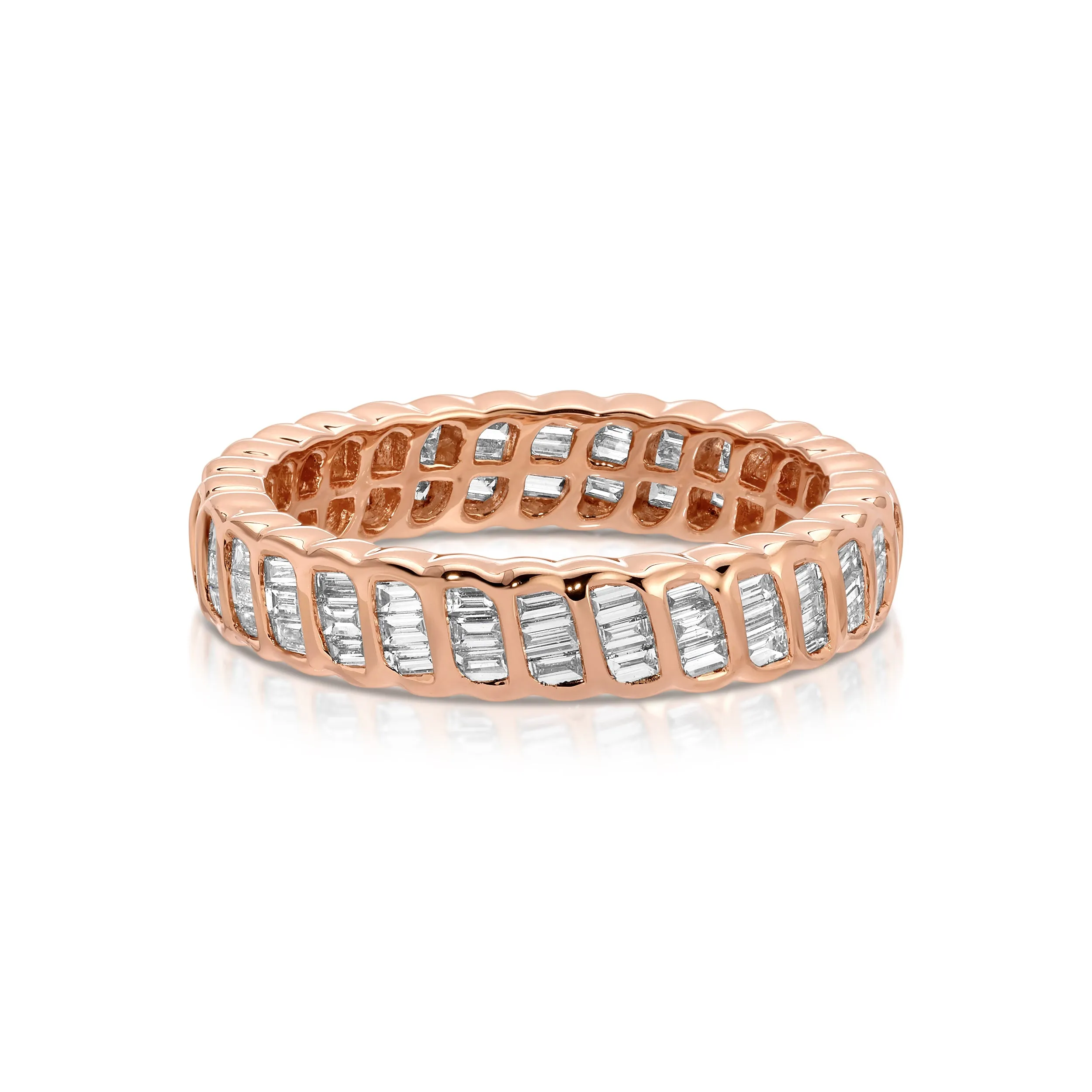 THIN BAGUETTE DIAMOND ZOE RING Anita Ko