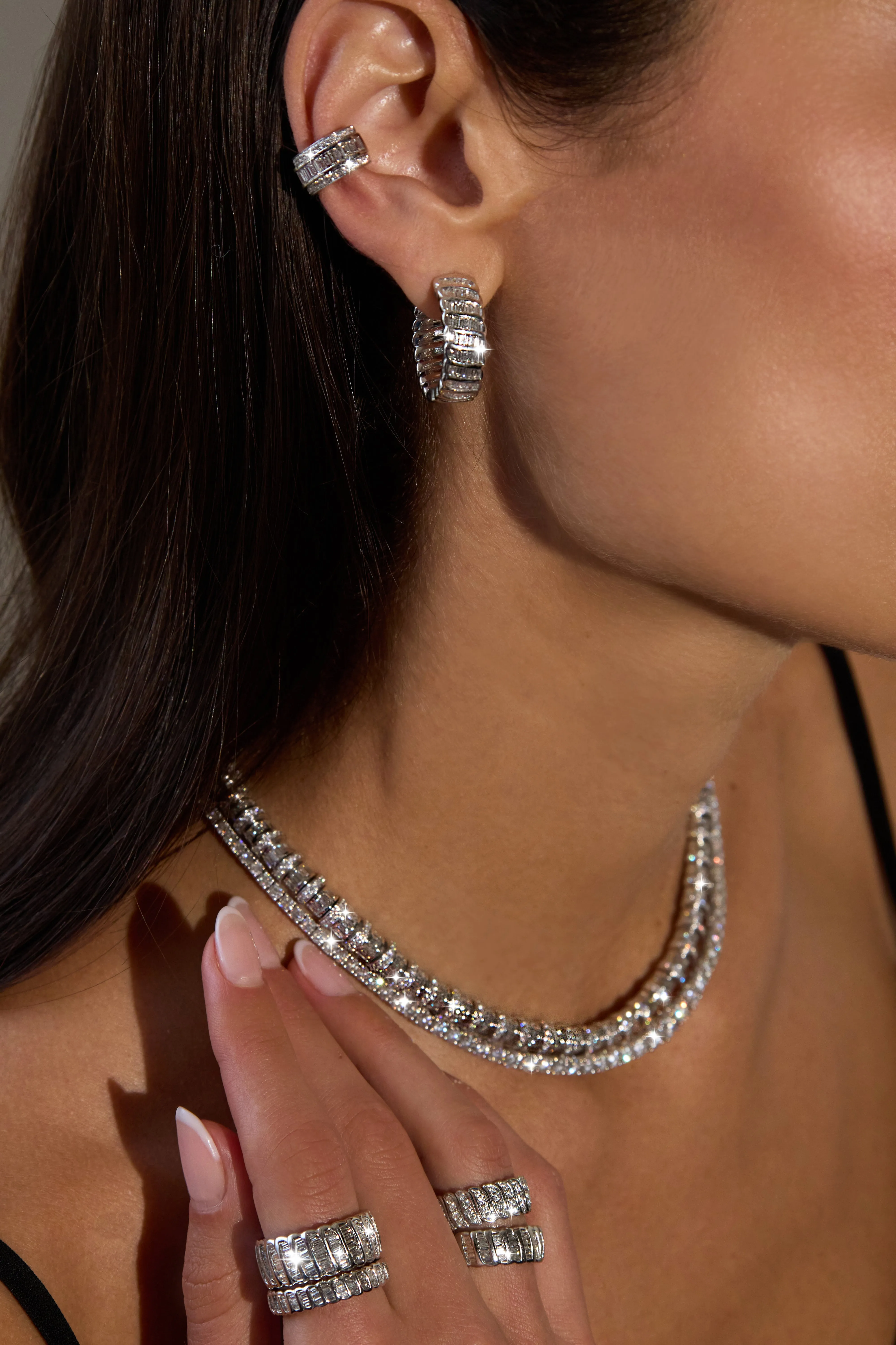 THIN BAGUETTE DIAMOND ZOE RING Anita Ko