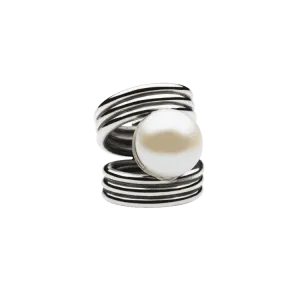 Toni Pearl Ring Silver