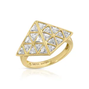 TRILLION DIAMOND RING Anita Ko