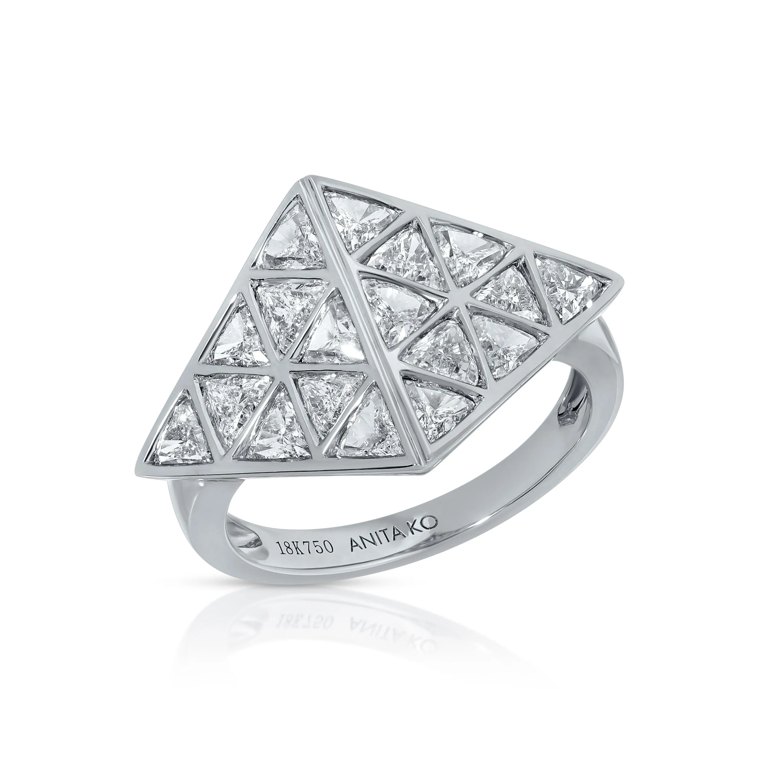 TRILLION DIAMOND RING Anita Ko