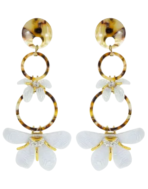 Trumpet Lily Chandelier Earrings