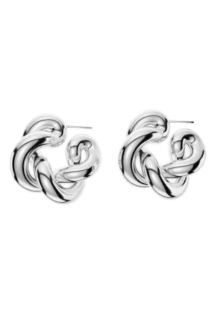 Twist Creoles Hoop Earrings
