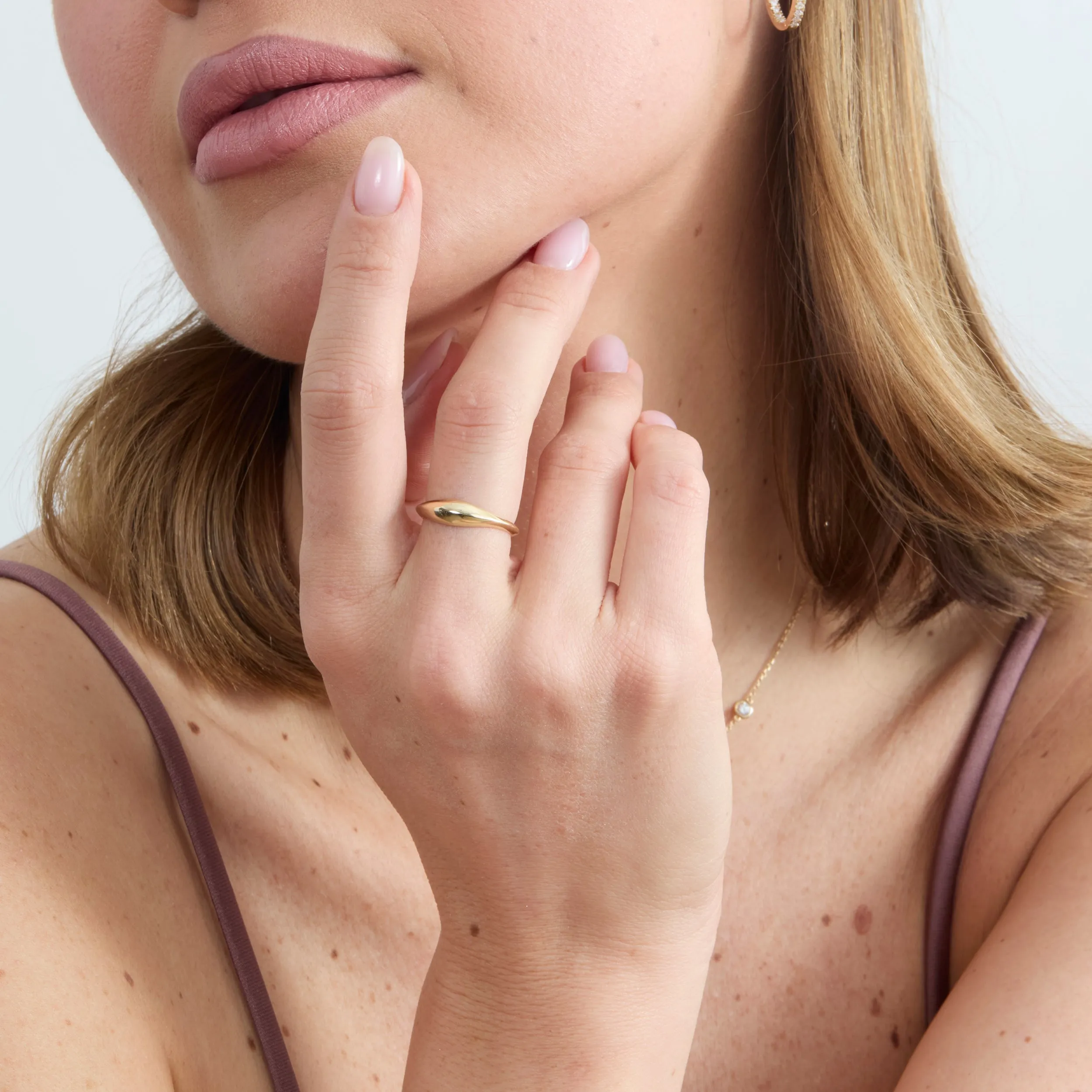 Unique Gold Dome Ring, Rylan SARAHELISE