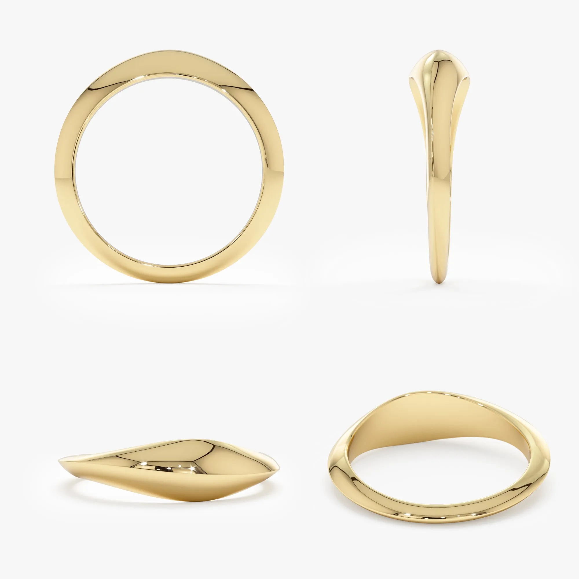 Unique Gold Dome Ring, Rylan SARAHELISE