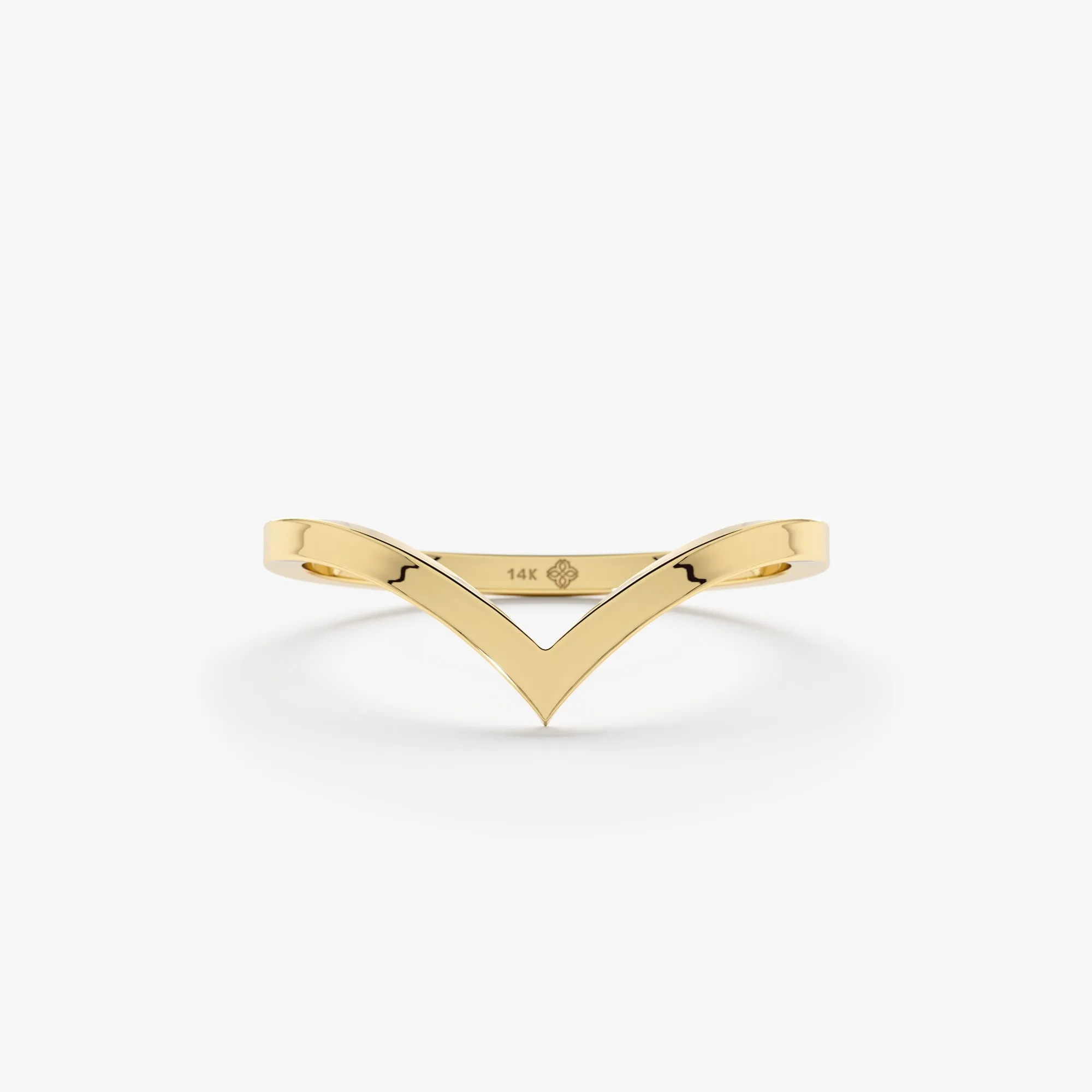 V Nesting Ring In Solid Gold, Shaniqua SARAHELISE