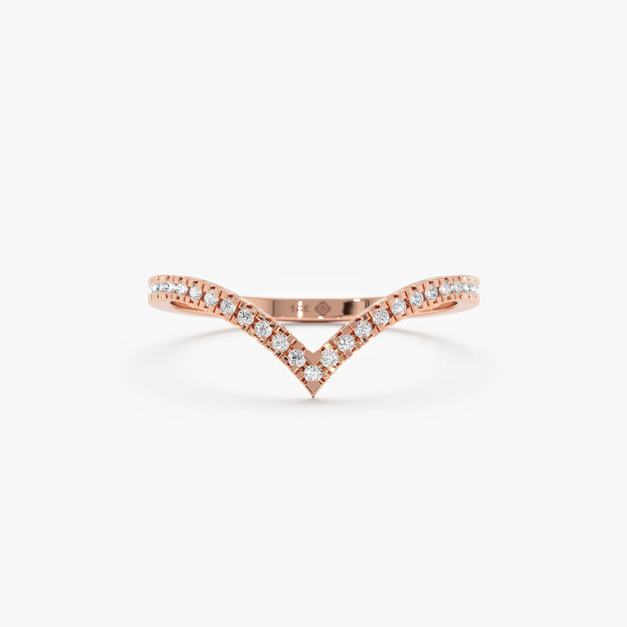 V Shape Diamond Nesting Ring, Shaniqua SARAHELISE