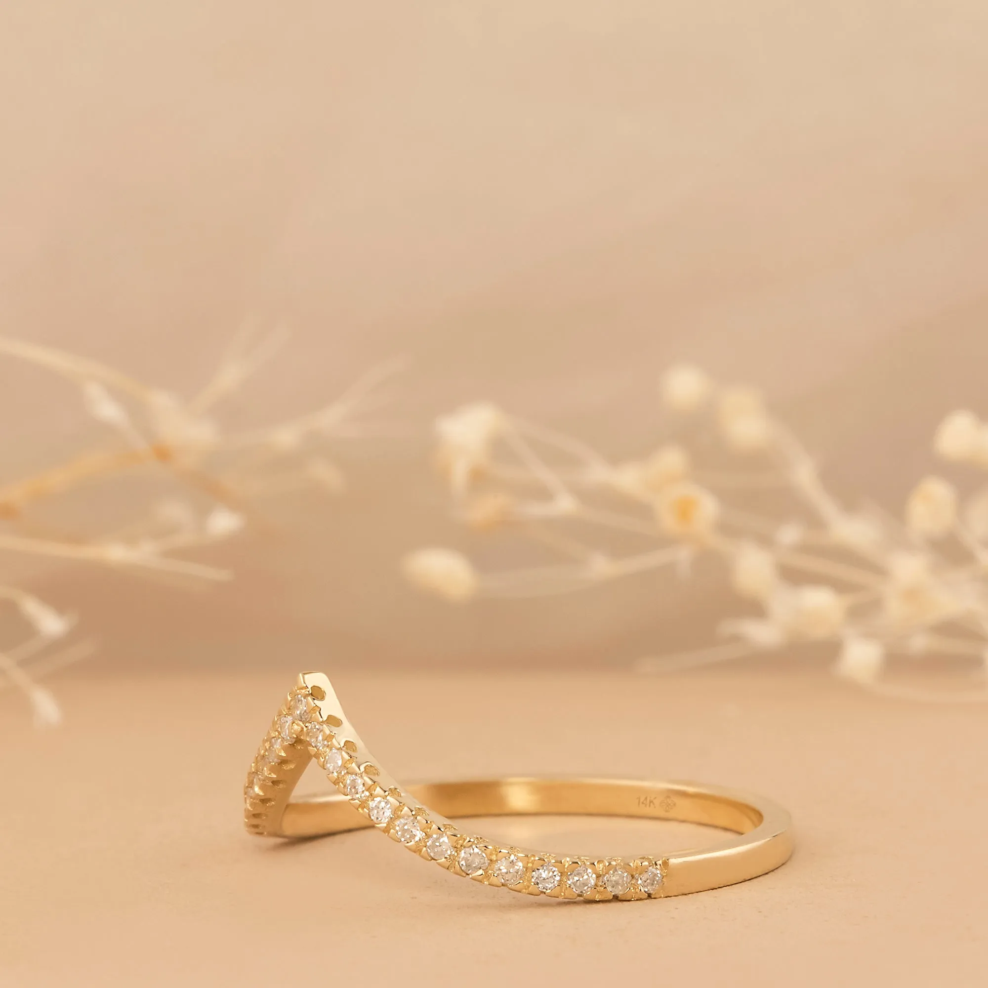 V Shape Diamond Nesting Ring, Shaniqua SARAHELISE