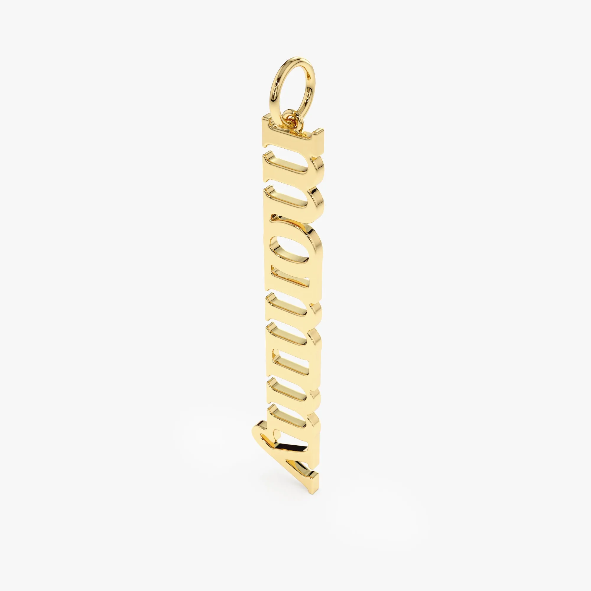 Vertical Custom Name Pendant, Chloe SARAHELISE