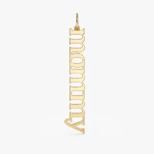 Vertical Custom Name Pendant, Chloe SARAHELISE