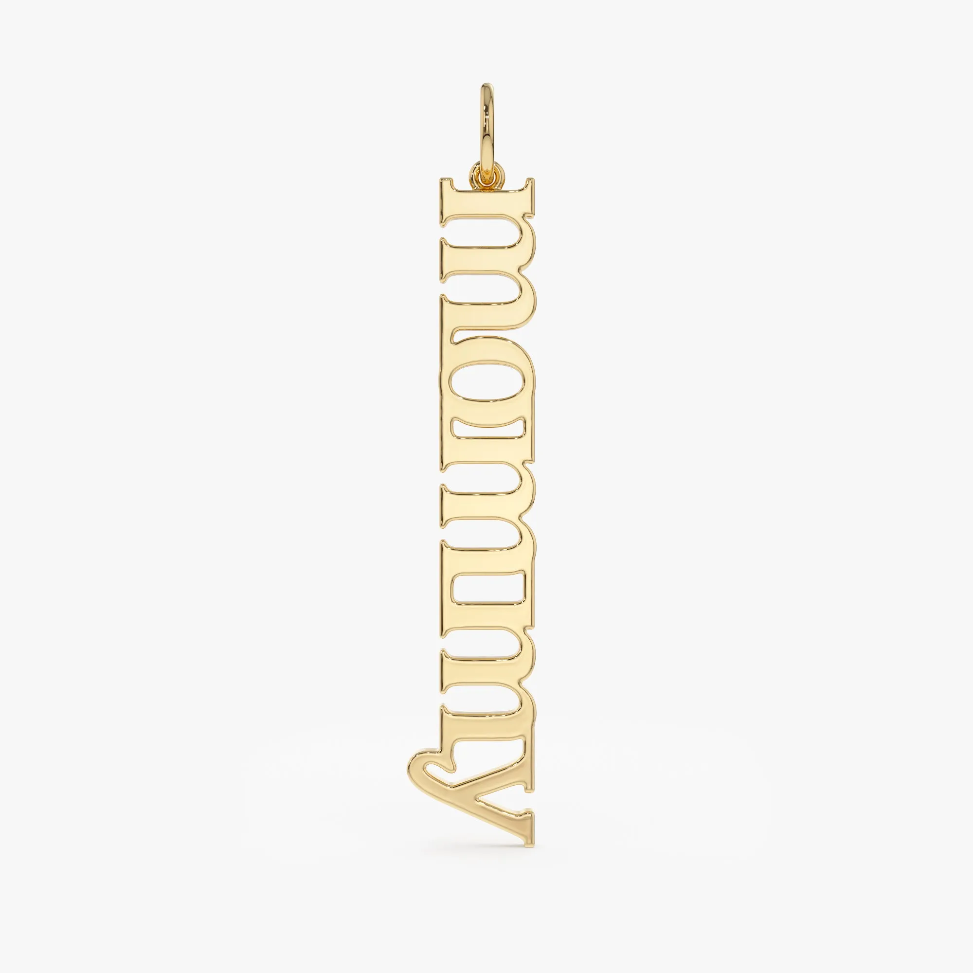 Vertical Custom Name Pendant, Chloe SARAHELISE